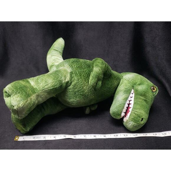 Build A Bear Green T Rex Tyrannosaurus King Dinosaur Plush Stuffed Animal BABW - Picture 8 of 9